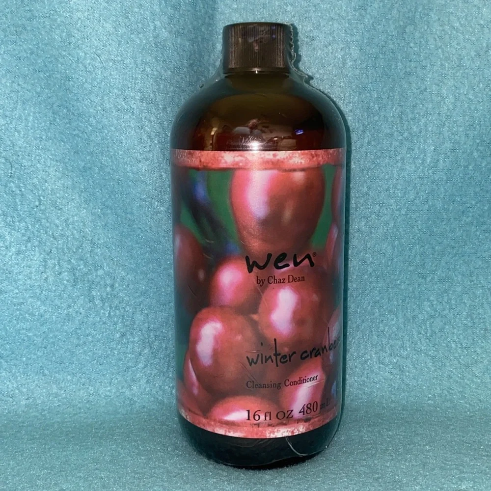 WEN by Chaz Dean Winter Cranberry Mint cleansing conditioner NEW size 16 oz.